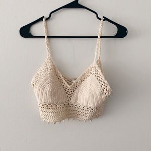 Crochet crop top